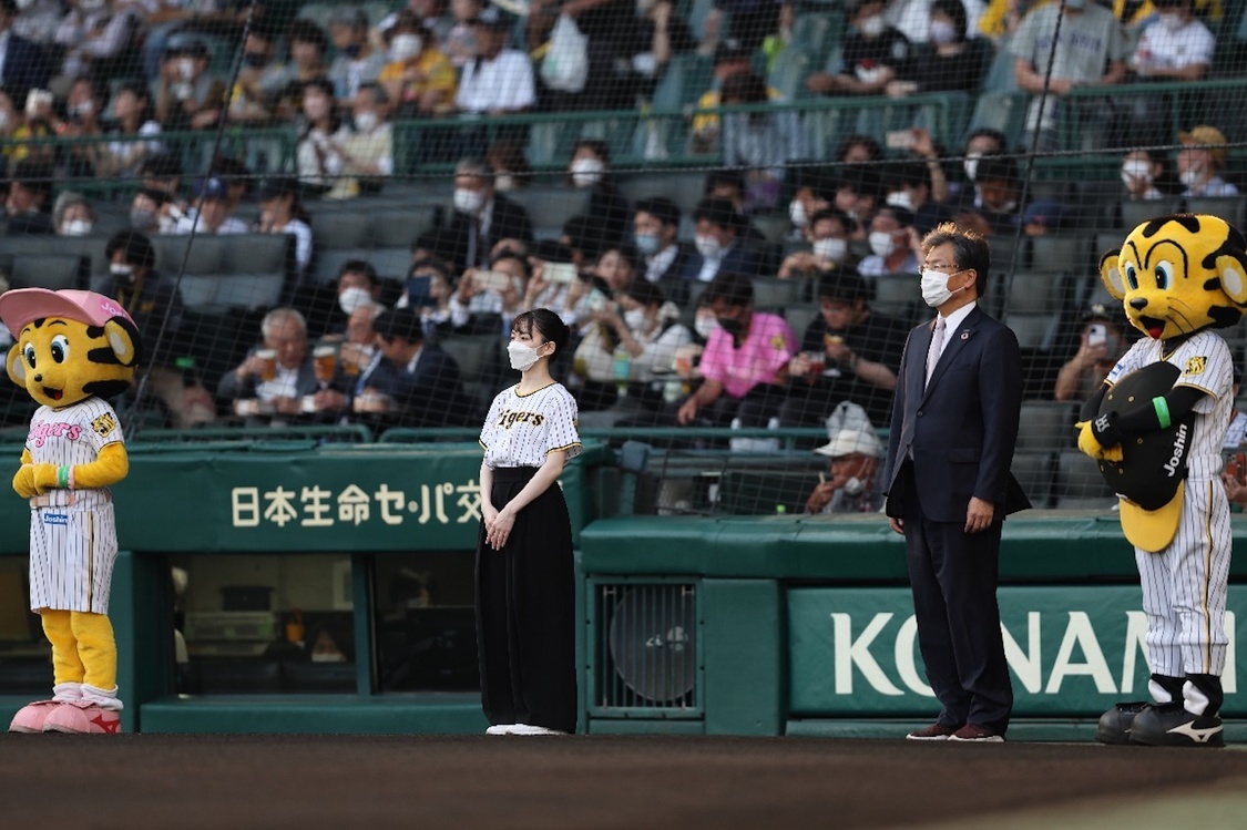 ＜阪神タイガース対東北楽天ゴールデンイーグルス戦「パナソニック　エコナイター」＞阪神甲子園球場  2022年5月24日（火）
