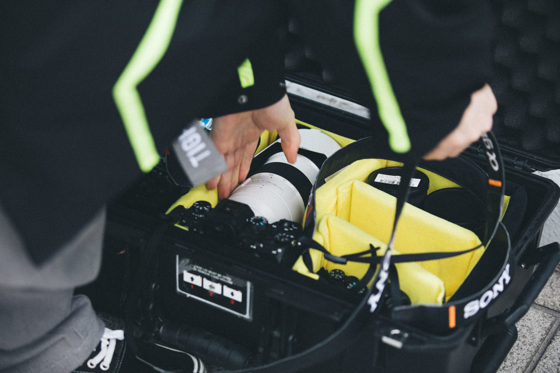 真島のキャリー型カメラバッグ