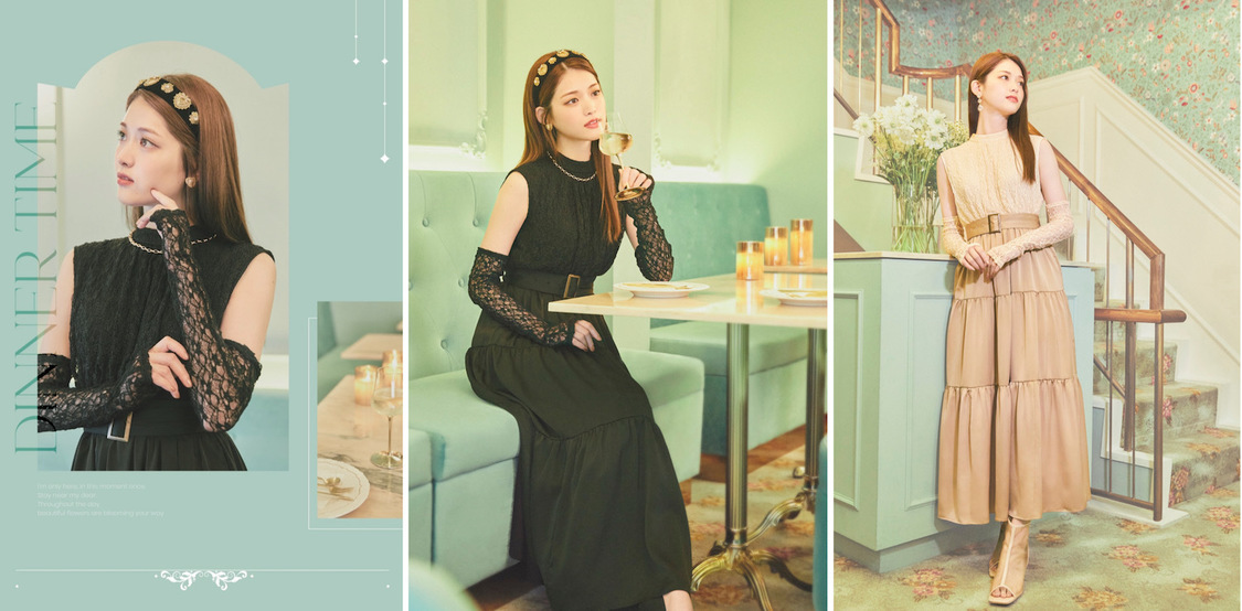 18:00 Dinner / 2way Lace Lady Dress