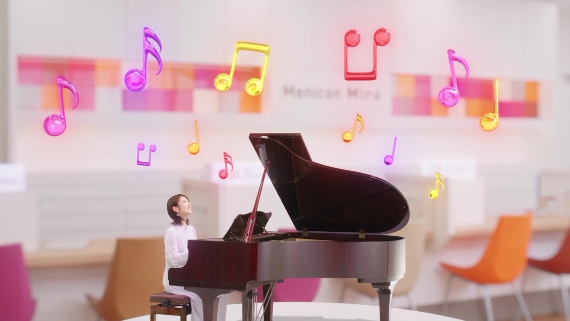 新TV-CM「Miru『ハッピー音符』」篇より