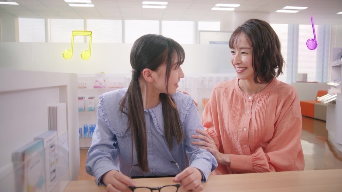 新TV-CM「Miru『ハッピー音符』」篇より