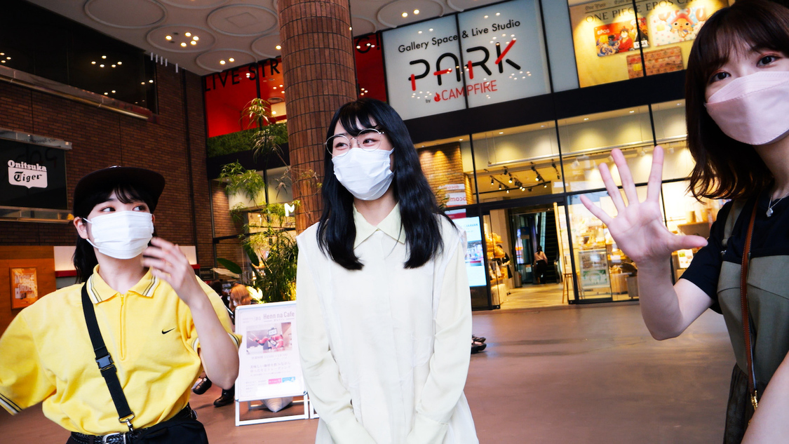 CDショップ挨拶動画 場面写真