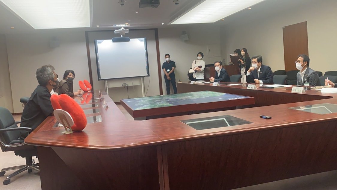 短編映画『おばあちゃんのふるさと』福岡県北九州市 表敬訪問