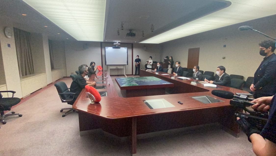 短編映画『おばあちゃんのふるさと』福岡県北九州市 表敬訪問