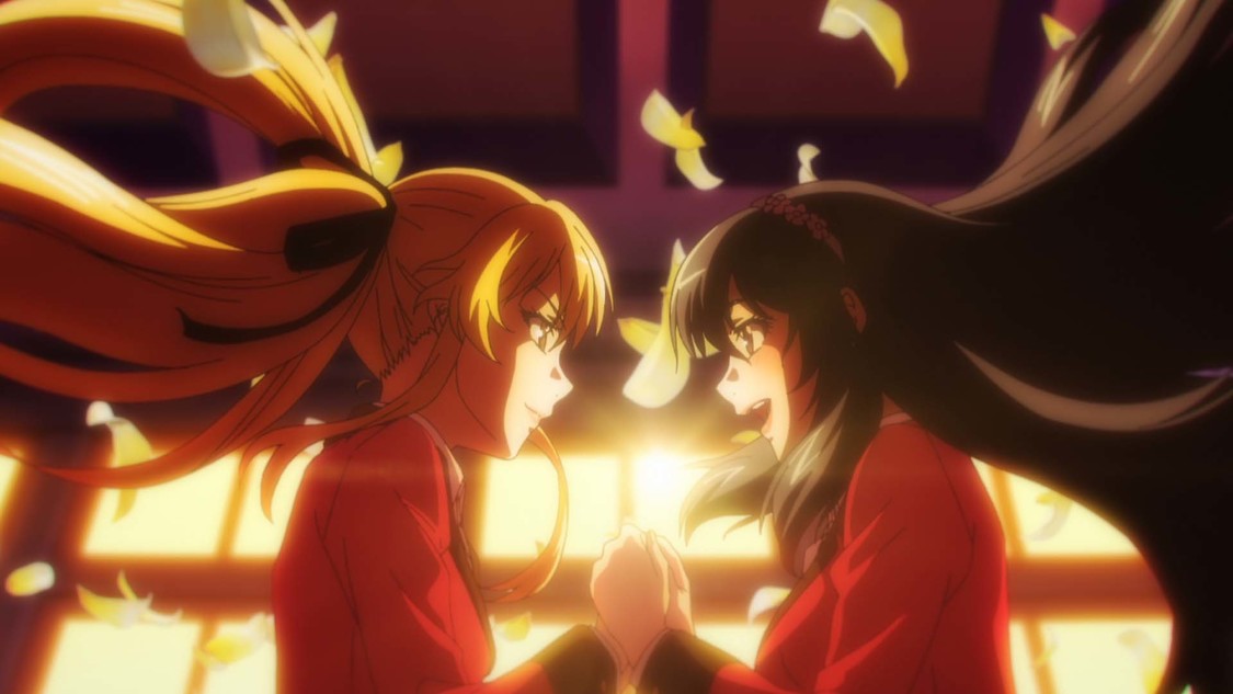 Netflixシリーズ『賭ケグルイ双』場面写真（©河本ほむら・尚村透・斎木桂/SQUARE ENIX・「賭ケグルイ双」製作委員会）