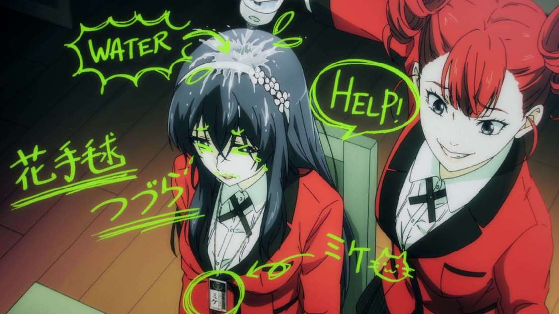 Netflixシリーズ『賭ケグルイ双』場面写真（©河本ほむら・尚村透・斎木桂/SQUARE ENIX・「賭ケグルイ双」製作委員会）