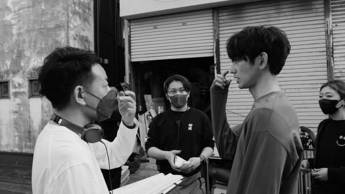 『半透明なふたり』メイキングカット