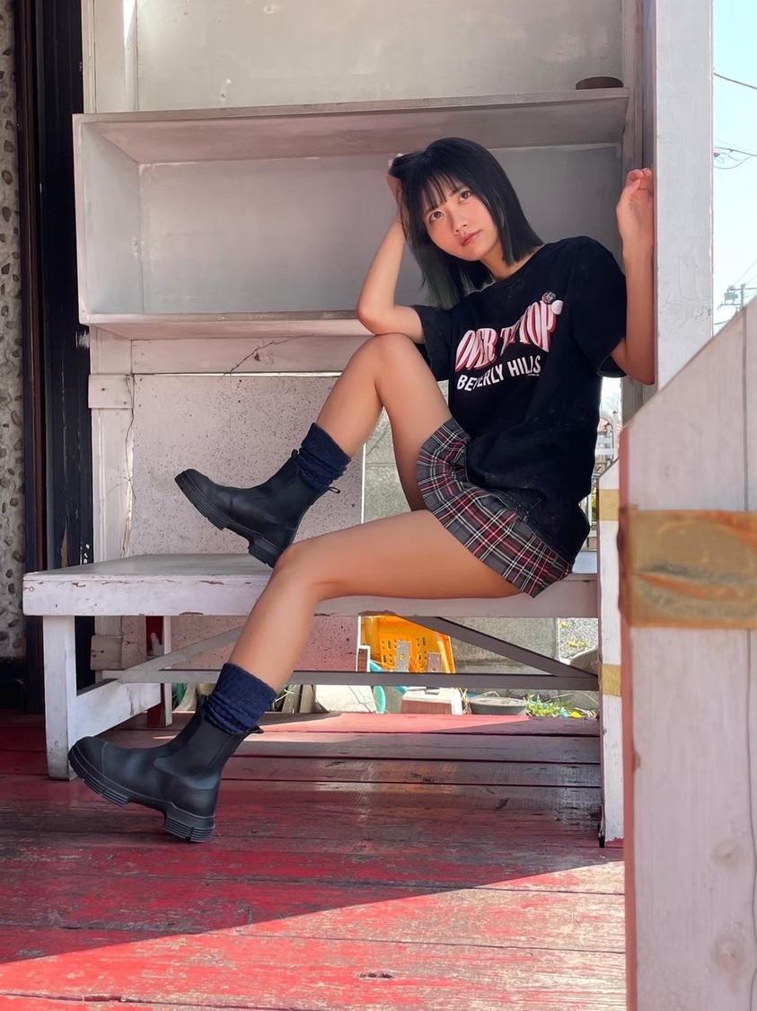 かれしちゃん『週刊プレイボーイ』オフショット