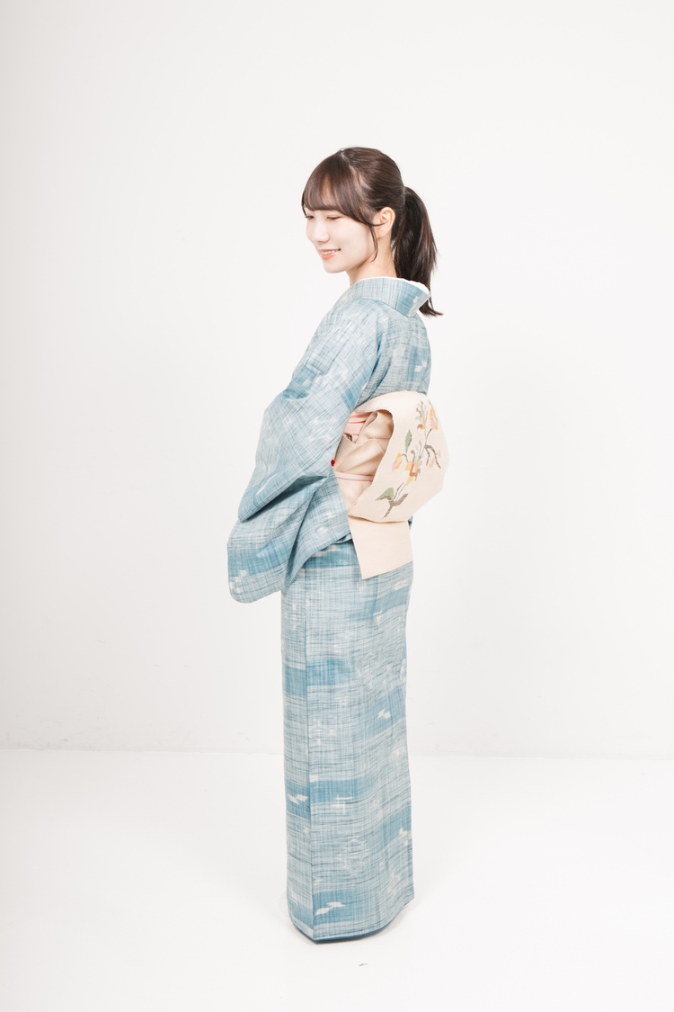 着付けを終えて