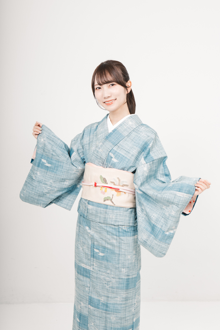 着付けを終えて