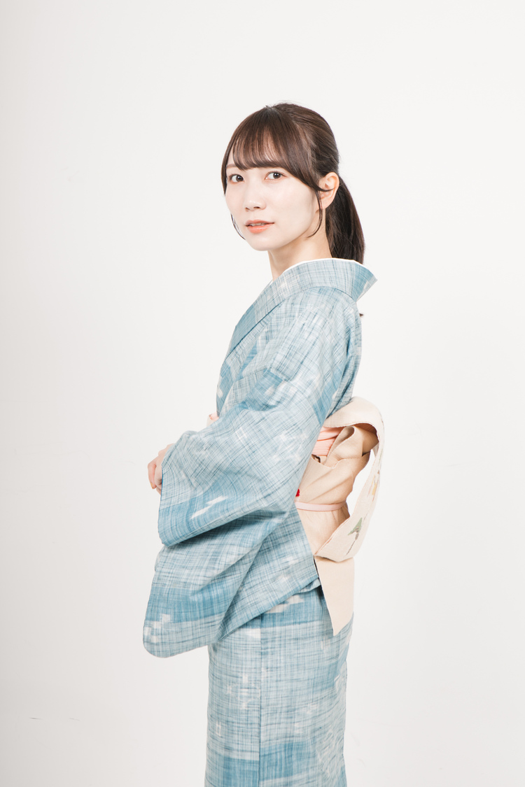 着付けを終えて