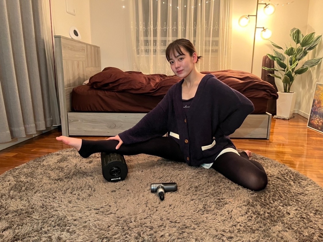 「【ナイトルーティン】筋肉、むくみ、脂肪を永遠に撃退したい私の、足痩せマッサージ。」オフショット