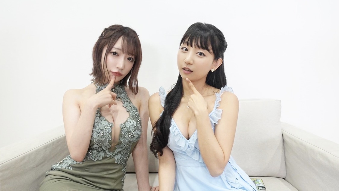 清水あいり＆ピョ・ウンジ コラボオフショット