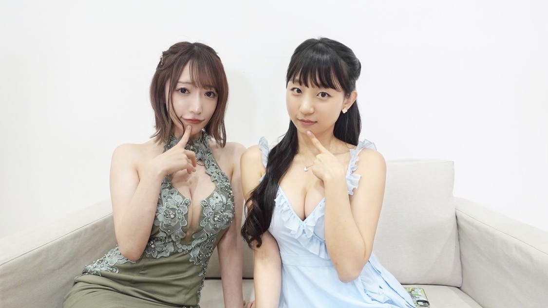 清水あいり＆ピョ・ウンジ コラボオフショット