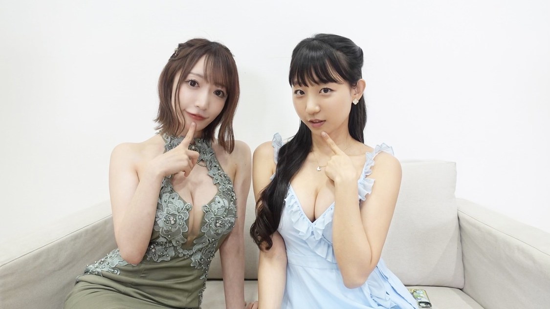 清水あいり＆ピョ・ウンジ コラボオフショット