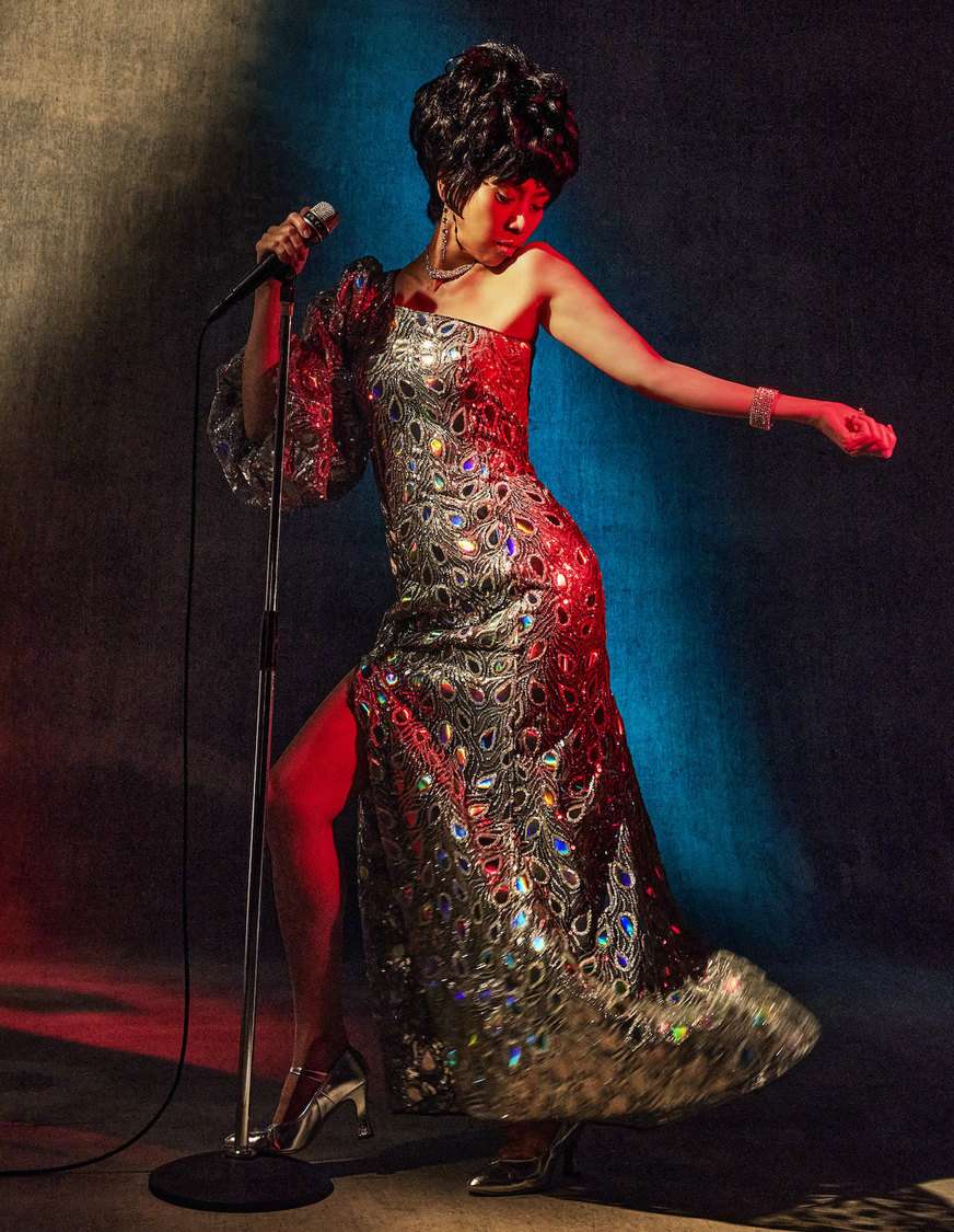 UA／アレサ・フランクリン役（撮影：Leslie Kee）