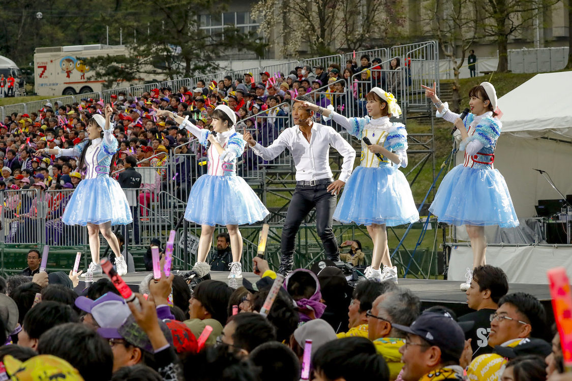 ＜ももクロ春の一大事2019 in黒部市 〜笑顔のチカラ つなげるオモイ〜＞DAY2｜富山県・黒部市宮野運動公園（2019年4月21日）