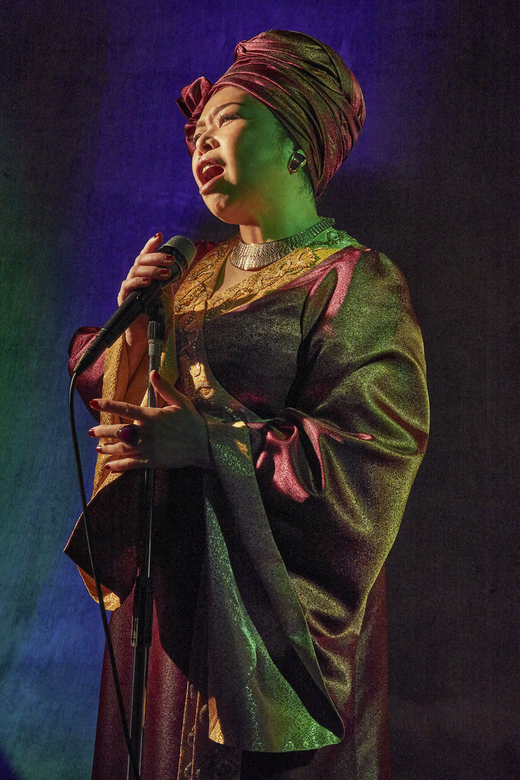 浦嶋りんこ／ニーナ・シモン、ブルース・シンガー、ジョプリナーズ役（撮影：Leslie Kee）