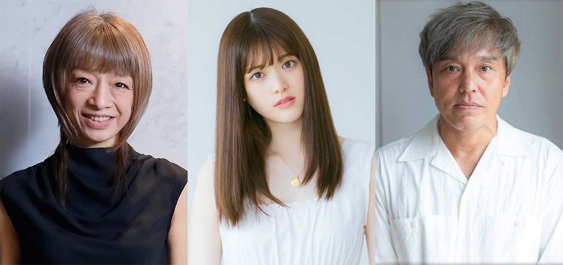 ＜IDOL OF THE YEAR 2022＞決勝大会審査員（左から、夏まゆみ、松村沙友理、橋元恵一）