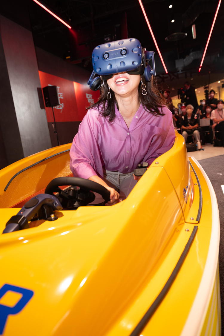 『BOATRACE VR スプラッシュバトル』プレス向け内覧会にて