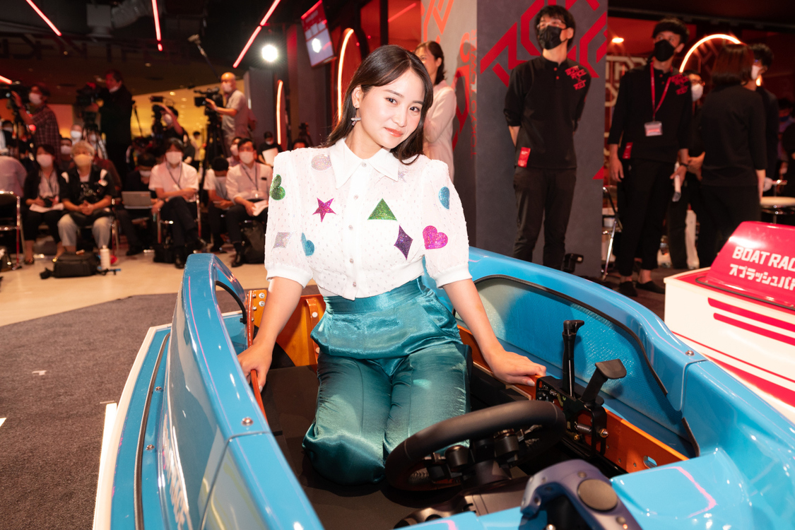 『BOATRACE VR スプラッシュバトル』プレス向け内覧会にて