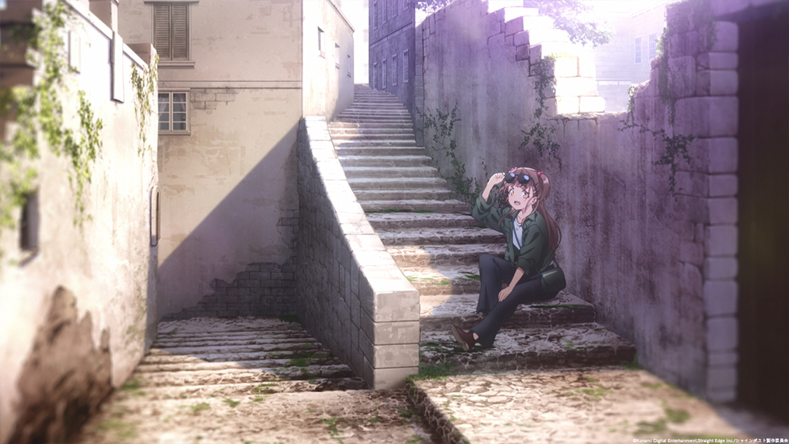 ED映像場面カット©Konami Digital Entertainment,Straight Edge Inc.／シャインポスト製作委員会