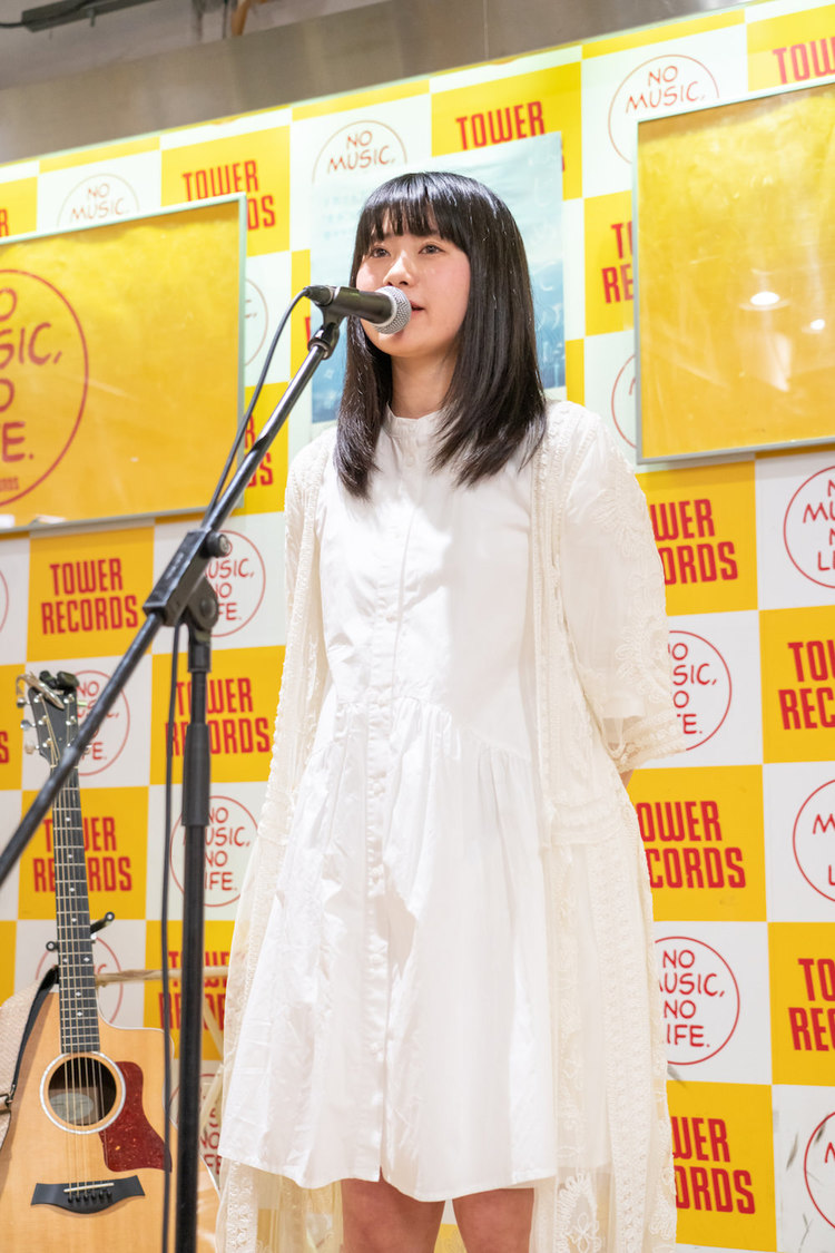原田珠々華　1stミニアルバム『はじめての青』発売記念イベント｜東京・タワーレコード新宿店7階イベントスペース（2019年4月24日）