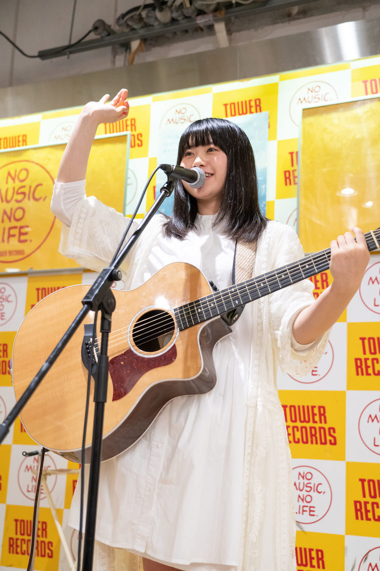 原田珠々華　1stミニアルバム『はじめての青』発売記念イベント｜東京・タワーレコード新宿店7階イベントスペース（2019年4月24日）