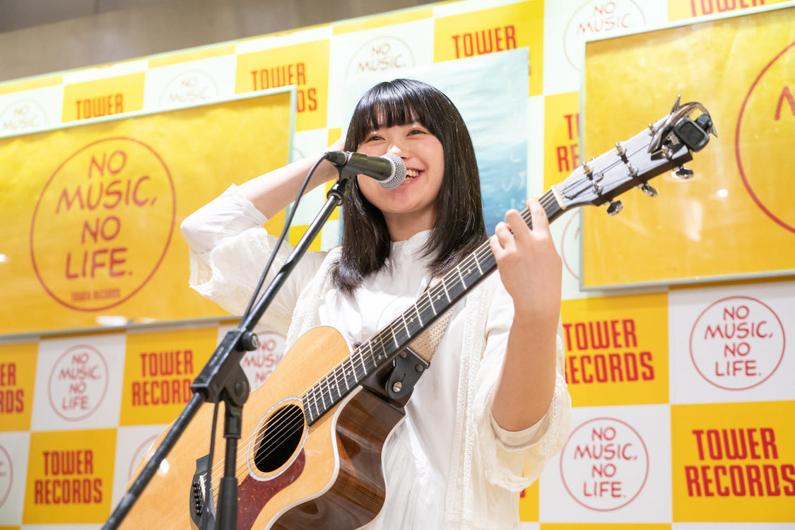 原田珠々華　1stミニアルバム『はじめての青』発売記念イベント｜東京・タワーレコード新宿店7階イベントスペース（2019年4月24日）
