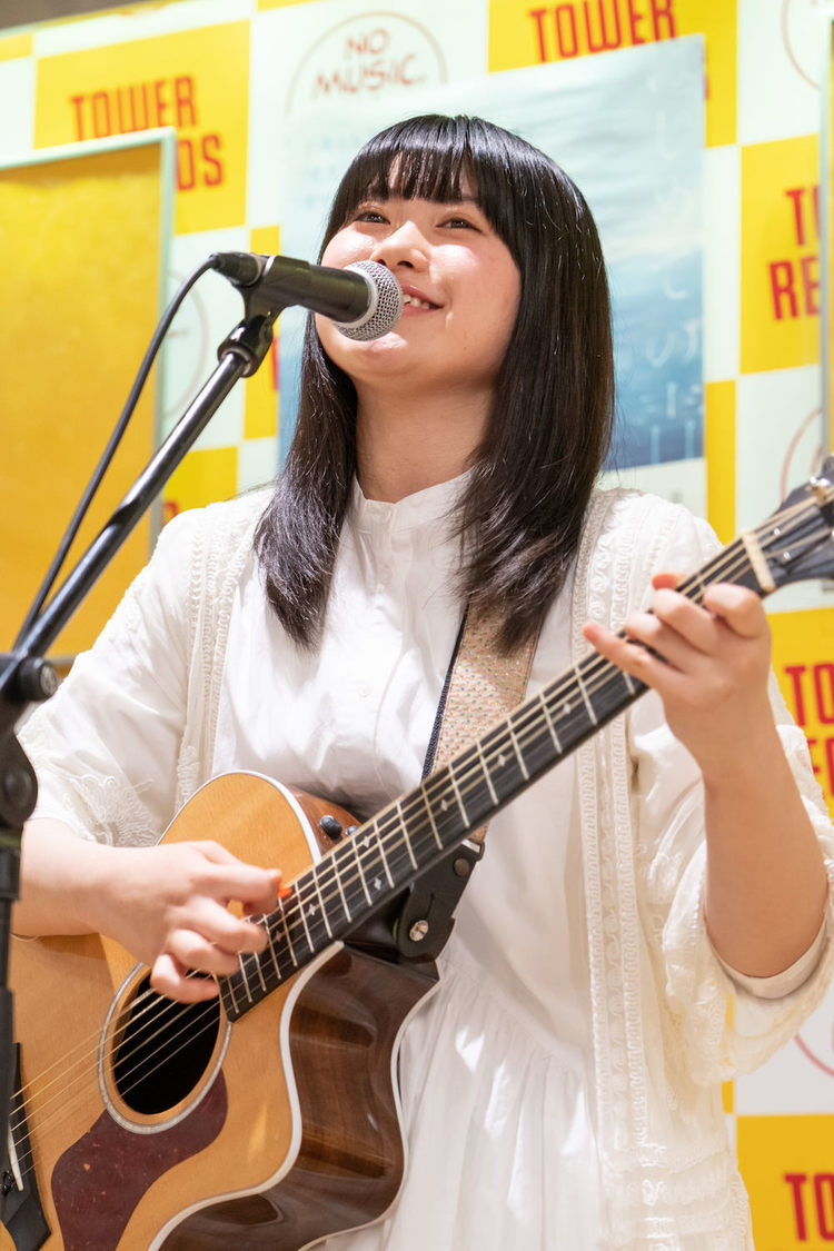 原田珠々華　1stミニアルバム『はじめての青』発売記念イベント｜東京・タワーレコード新宿店7階イベントスペース（2019年4月24日）