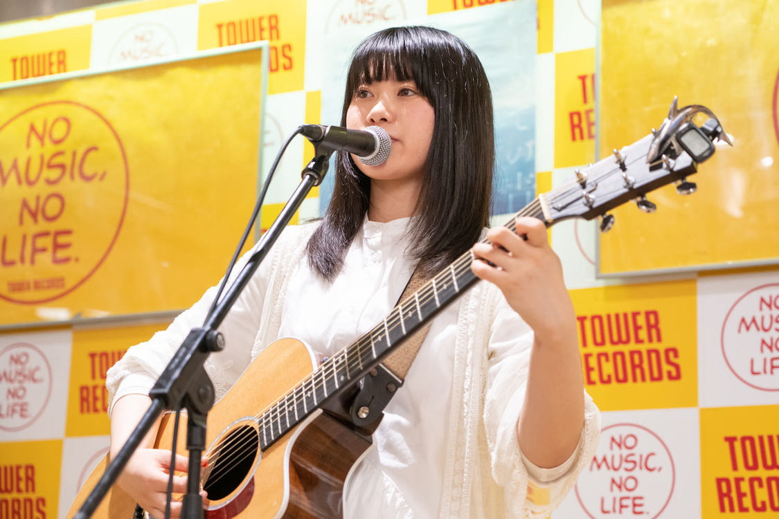 原田珠々華　1stミニアルバム『はじめての青』発売記念イベント｜東京・タワーレコード新宿店7階イベントスペース（2019年4月24日）