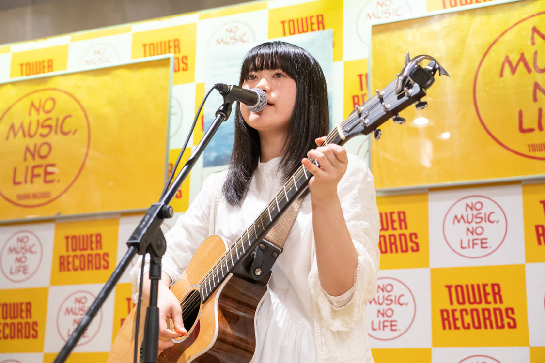 原田珠々華　1stミニアルバム『はじめての青』発売記念イベント｜東京・タワーレコード新宿店7階イベントスペース（2019年4月24日）