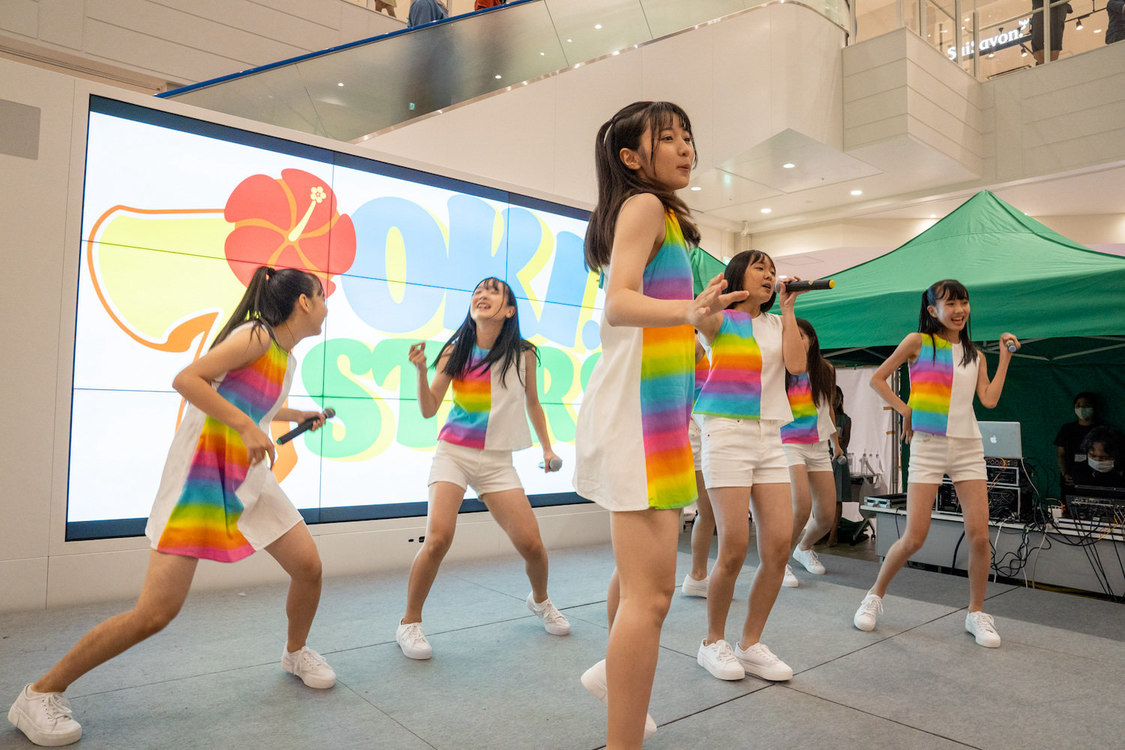 OKI.7STARS デビューイベント＜めんそーれ！オキナナの夏＞沖縄・イーアス沖縄豊崎 1Fイーアスコート（2022年7月24日）