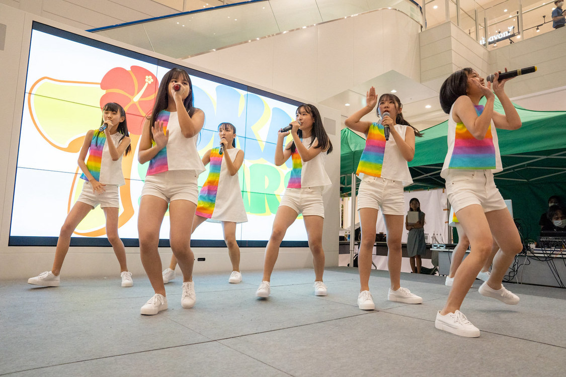OKI.7STARS デビューイベント＜めんそーれ！オキナナの夏＞沖縄・イーアス沖縄豊崎 1Fイーアスコート（2022年7月24日）