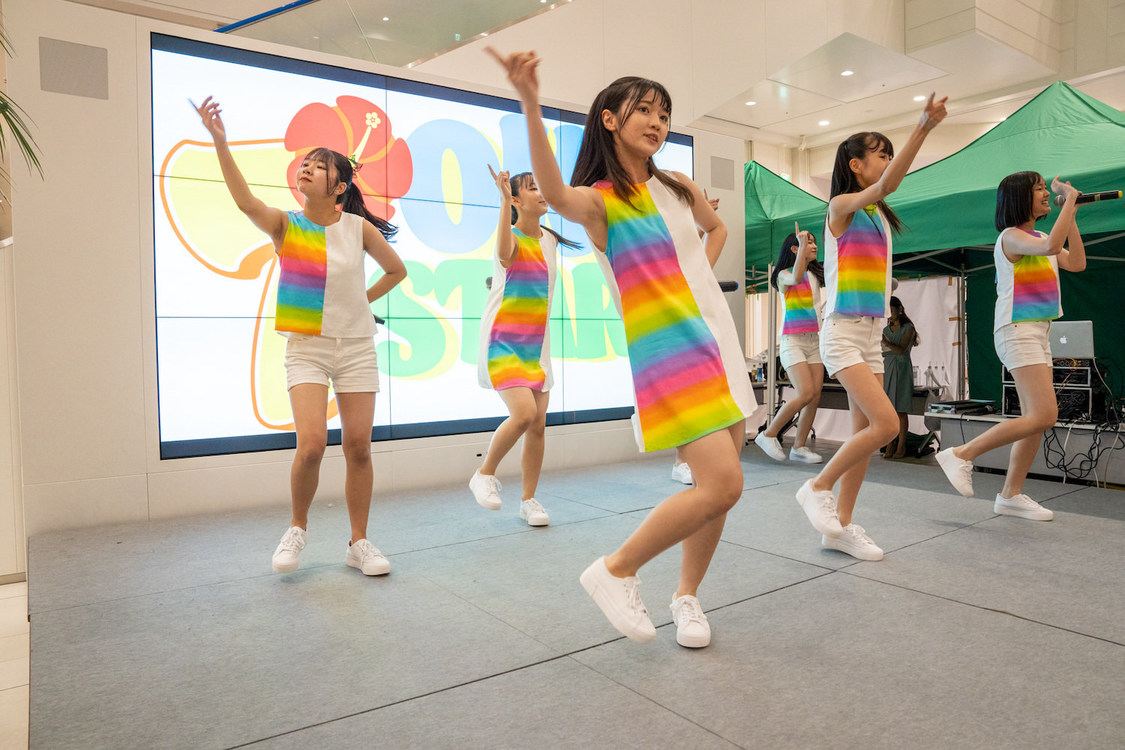 OKI.7STARS デビューイベント＜めんそーれ！オキナナの夏＞沖縄・イーアス沖縄豊崎 1Fイーアスコート（2022年7月24日）