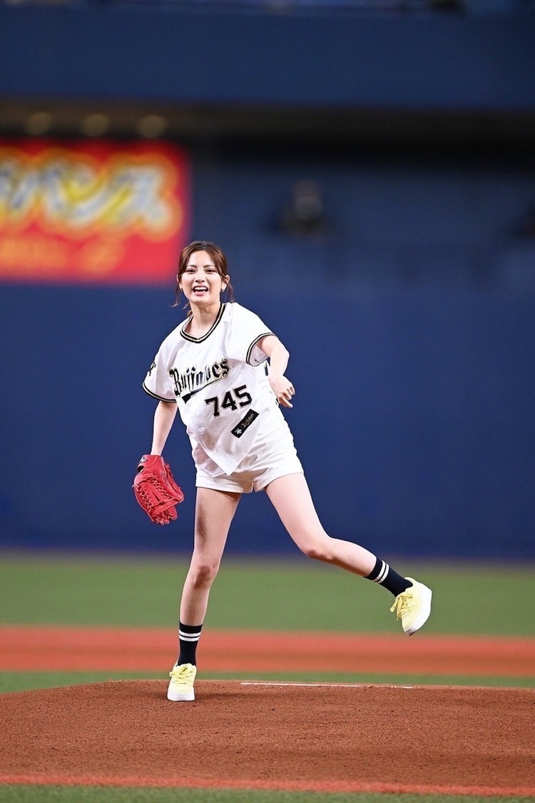 桃月なしこ ＜オリックス・バファローズvs福岡ソフトバンクホークス＞特別始球式 京セラドーム大阪（2022年7月22日）