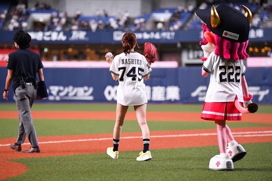 桃月なしこ ＜オリックス・バファローズvs福岡ソフトバンクホークス＞特別始球式 京セラドーム大阪（2022年7月22日）