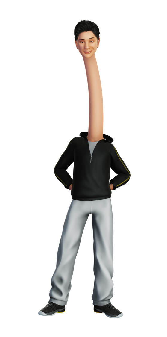 キリン沢リン太郎（CV：野津山幸宏）©2022カメの甲羅はあばら骨製作委員会 ©川崎悟司/SBクリエイティブ