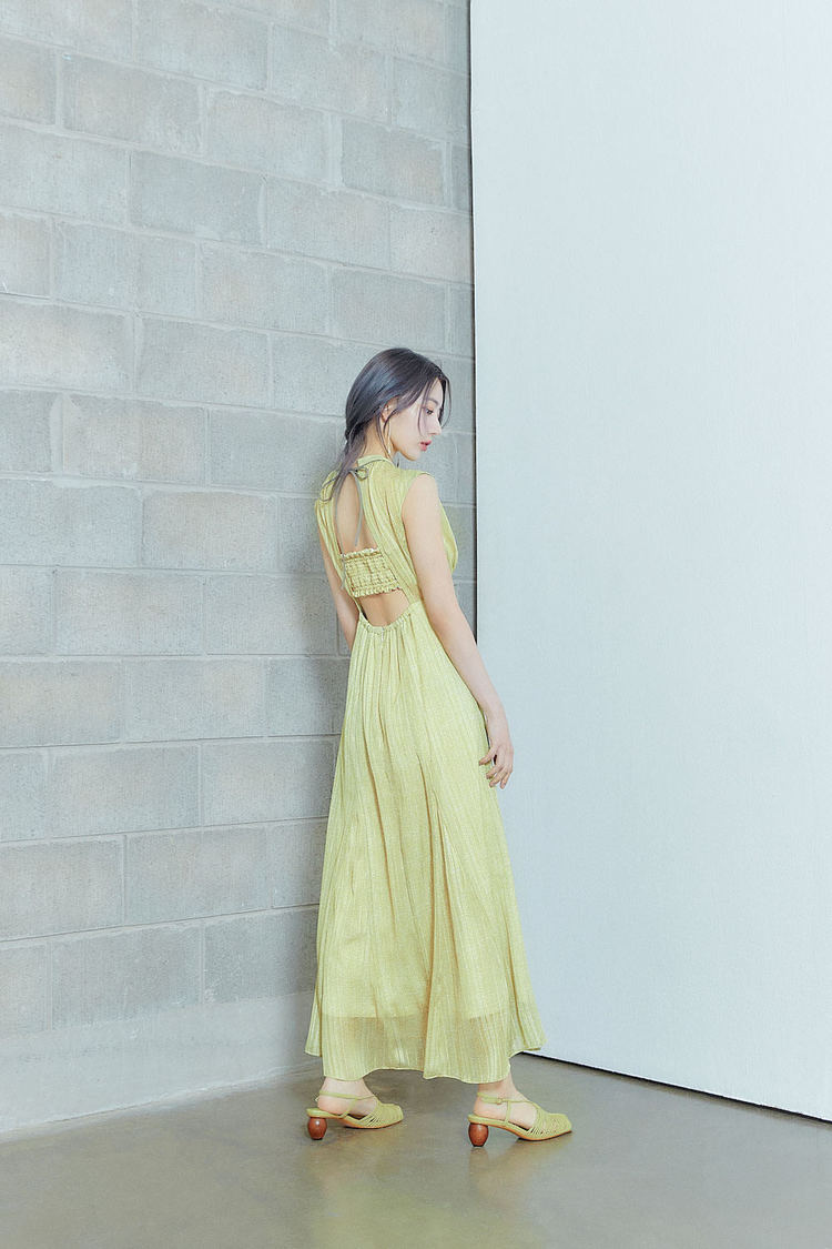 シア―パターンワンピース