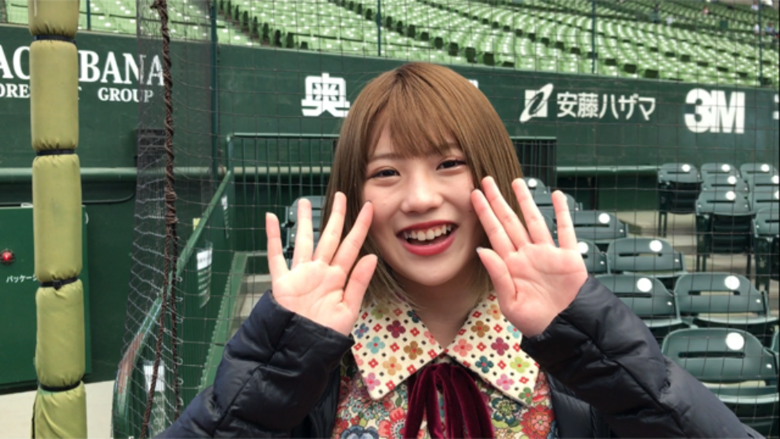 活動最終日の握手会（メットライフドーム）での小畑優奈