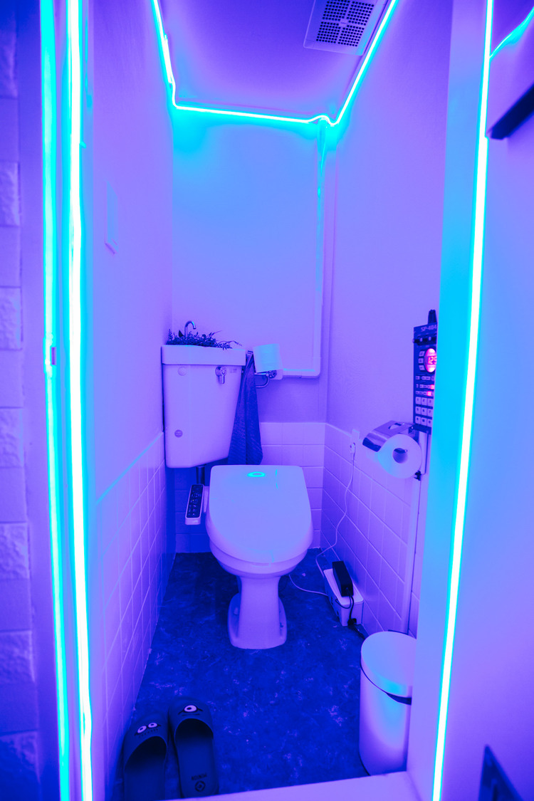 こだわりのトイレ。