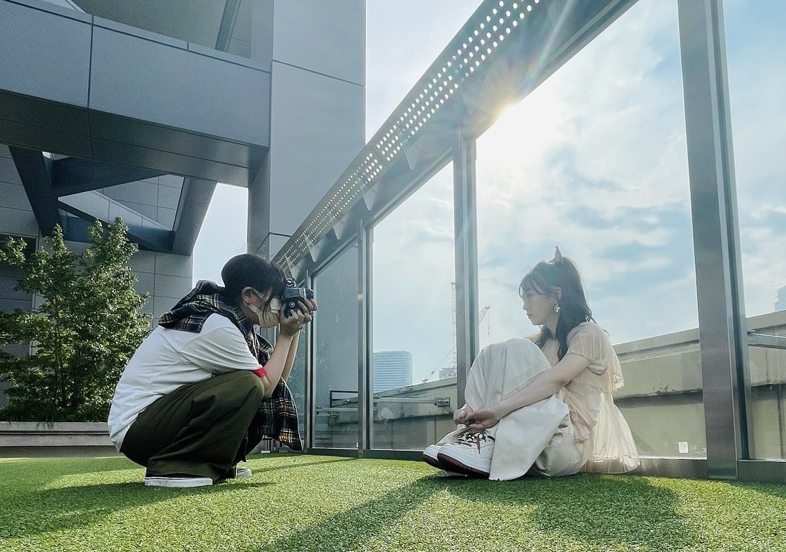 『三原羽衣 1st写真集 ういういしい、』撮影時