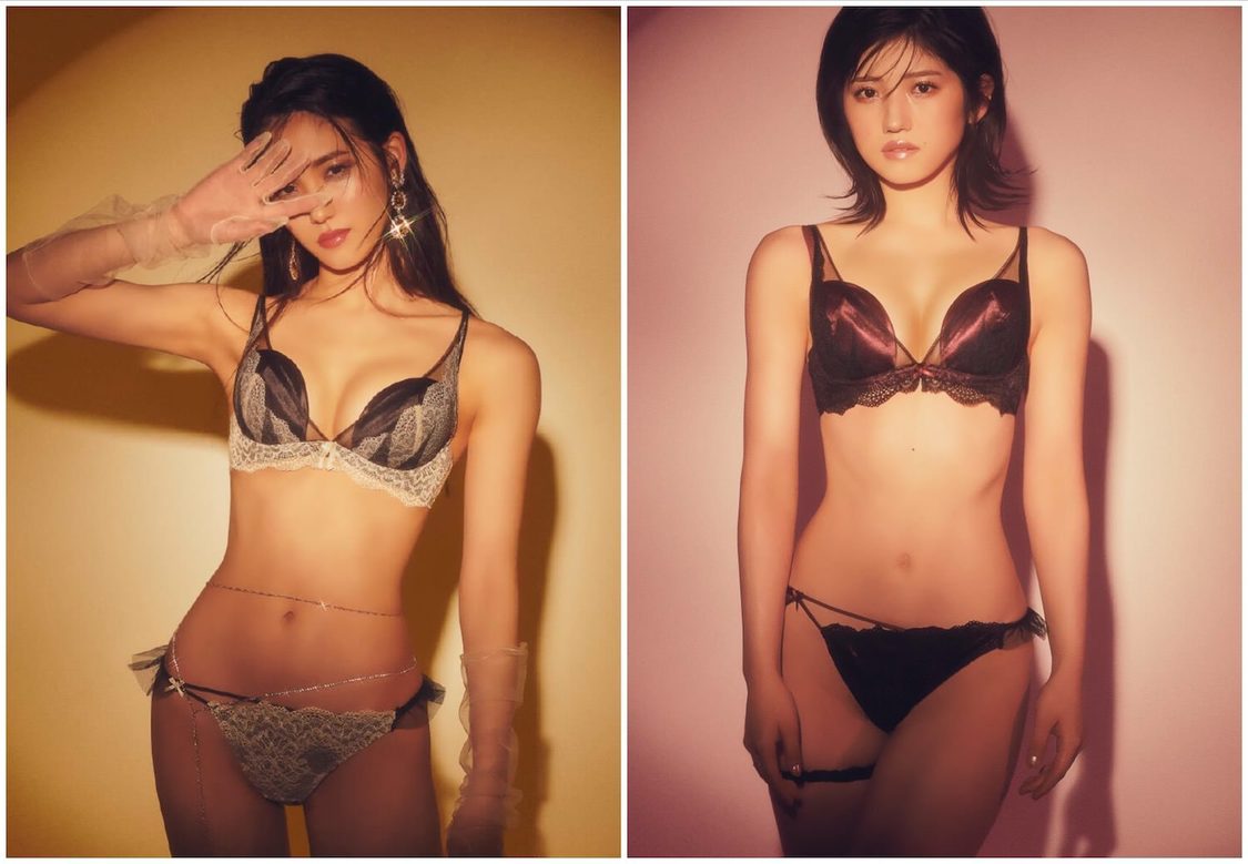 エンジェルローブ ホットリフト ブラ／エンジェルローブフリル ショーツ