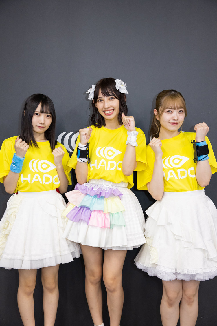 春海りお、沖口優奈、松村美月