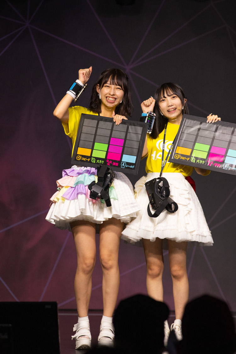 沖口優奈、春海りお（決勝戦）