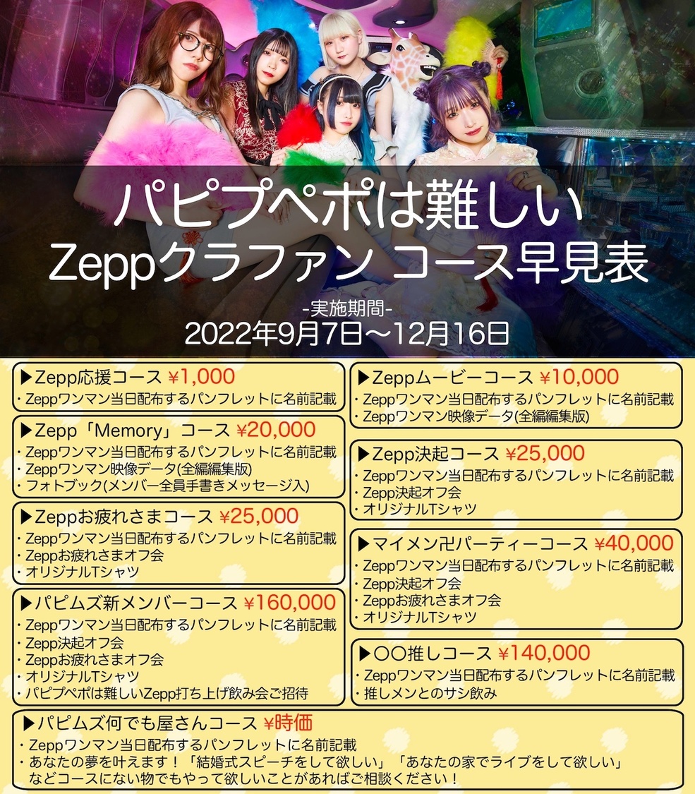 ＜Zepp DiverCityワンマン制作プロジェクト＞