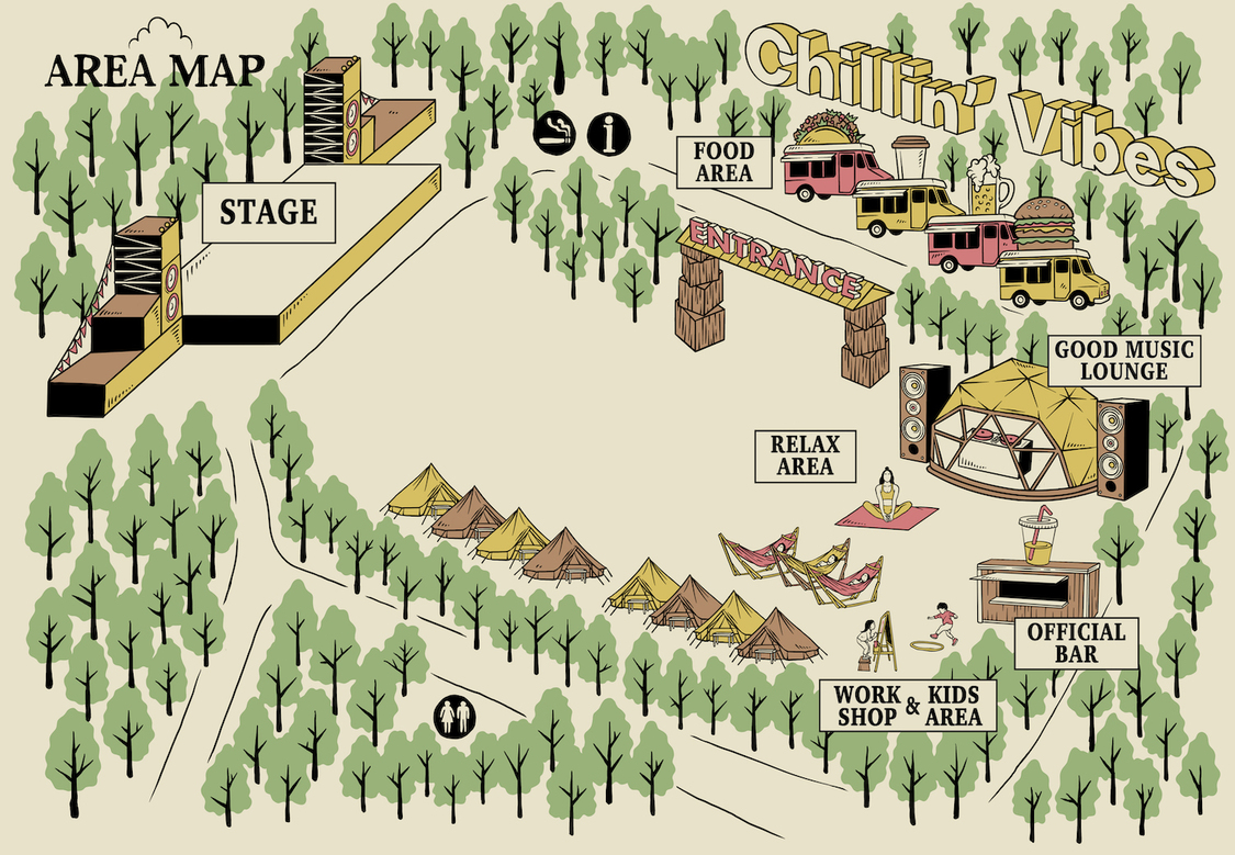 ＜Chillin’ Vibes 2022＞マップ