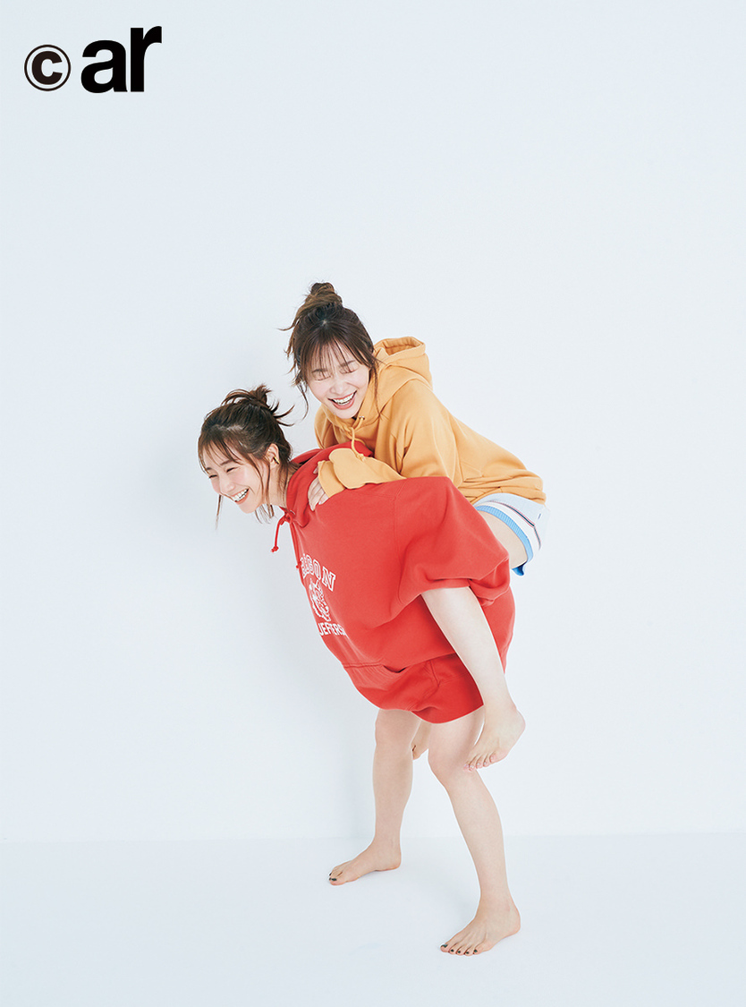 田中みな実＆指原莉乃『ar』10月号