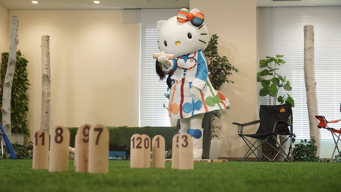 TOKYO MX『キングオブモルックのモルック大作戦‼』より（© 2022 SANRIO CO., LTD）