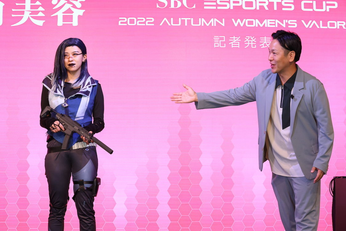 ＜SBC esports CUP 〜2022 Autumn Women’s VALORANT〜＞メディア向け発表会｜シブヤeスタジアム（2022年10月4日）